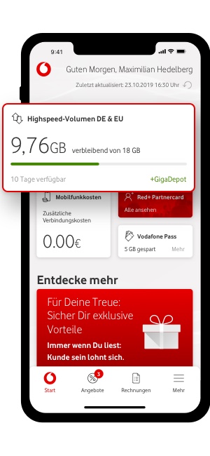 Vodafone SpeedGo ausschalten