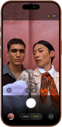 iPhone 17 Pro, Vorderansicht, Automatische Ausrichtung fr Fotos Feature