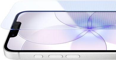 iPhone 17e, Vorderseite mit Ceramic Shield 2, Seite, Wei�, Tasten: Action, Lautst�rke