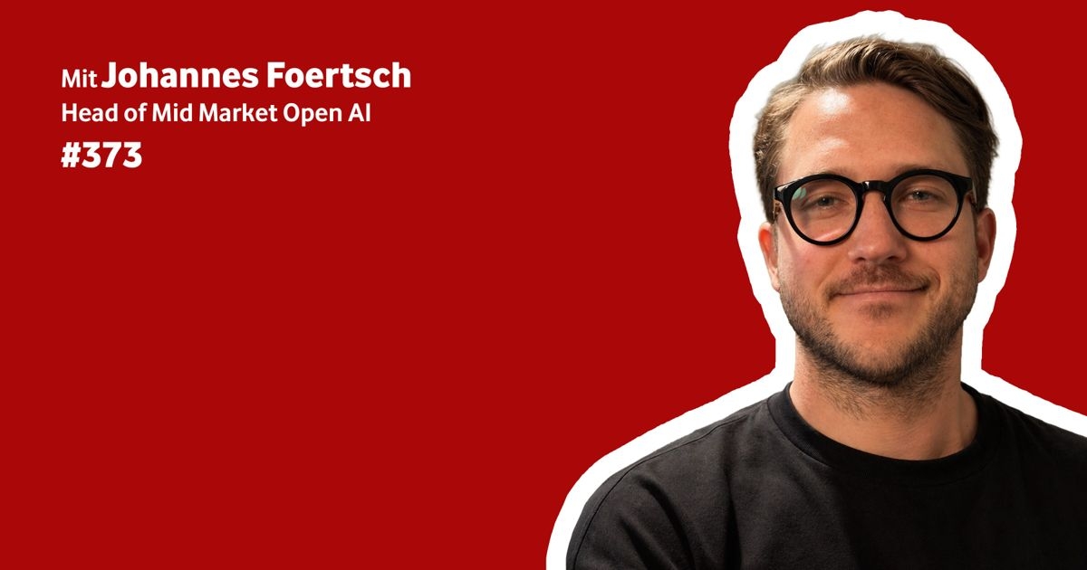 Johannes Foertsch ist Gast bei Digitale Vorreiter:innen Johannes Foertsch