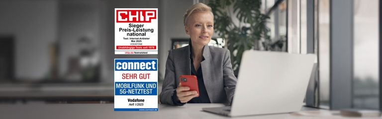 Frau nutzt persönliches Angebot
