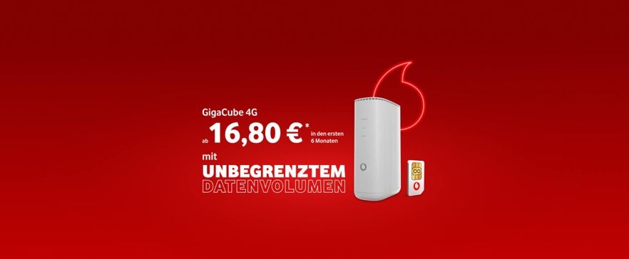 Gigacube - Unbegrenztes Datenvolumen