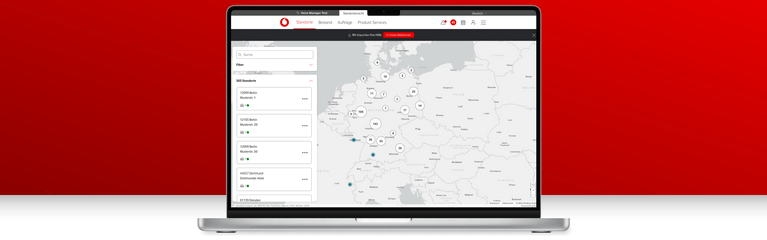 Service Monitor – Standortansicht