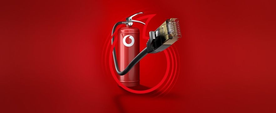 Vodafone Feuerlöscher
