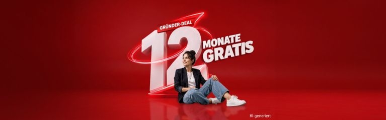 12 Monate gratis mit dem Gründerdeal