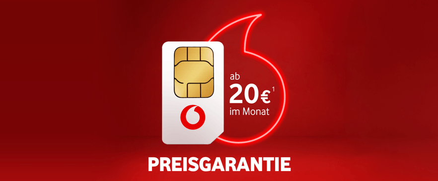 100 € Wechselbonus bei Vodafone.