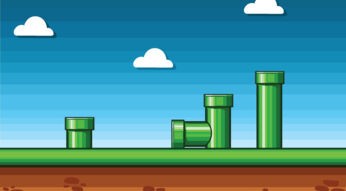 Old device display classic arcade style