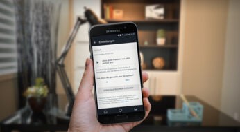 Die Alexa-Übersichtsseite auf einem Smartphone