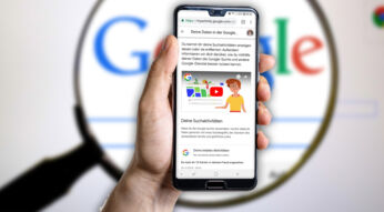 Google-Aktivitäten am Smartphone einsehen.