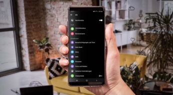 Die Facebook-Messenger-App mit Dark Mode