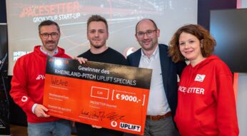 Das Gewinner-Start-up We Are überzeugte die Jury mit ihrem Virtual-Reality-Konferenzraum