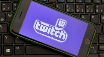 Twitch-Logo auf Smartphone