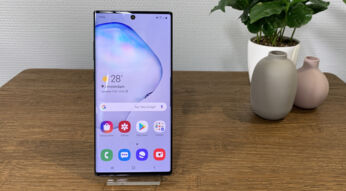 Das Display des Samsung Galaxy Note10+.