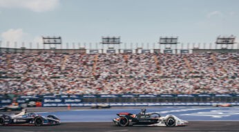 Rennszene aus dem vierten Formula-E-Rennen in Mexico City
