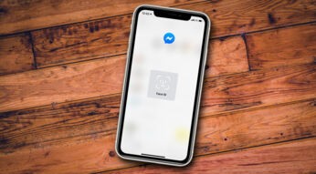Screenshot vom Facebook Messenger auf einem iPhone