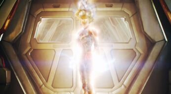 Brie Larson in "Captain Marvel"