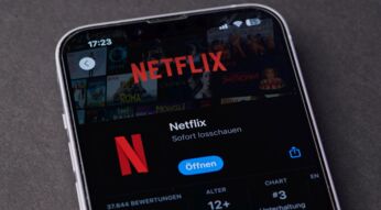 Die Netflix-App ist im App Store auf einem iPhone zu sehen.