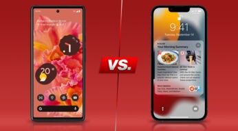 Google Pixel 6 und iPhone 13