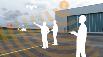 Eine Grafik die den Einsatz von Technologien bei der Waldbrandbekämpfung zeiigt