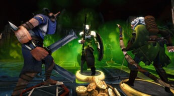 Die Ingame-Ansicht vom Spiel Demeo auf der Meta Quest 2