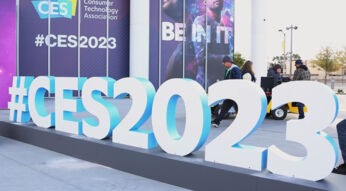 Der Eingang der CES 2023