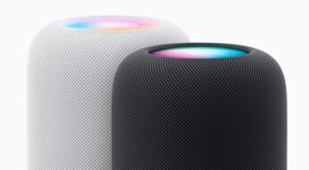 Zwei Lautsprecher Apple HomePod