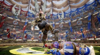 Match im Football-Fantasy-Spiel Blood Bowl 3