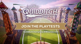 Spielfeld des Multiplayer Harry Potter-Spiels Harry Potter: Quidditch Champions