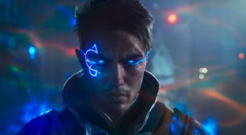 Protagonist Jak aus Immortals of Aveum hat blaue Magie im Gesicht