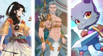 Charaktere aus den Spielen Coral Island, Immortal Life und Kitaria Fables