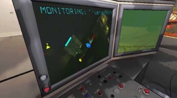 Das Terminal auf dem Schiff in Lethal Company