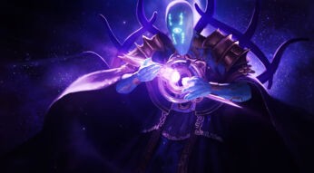 Das Last-Epoch-Zeichen in den Händen einer Kreatur