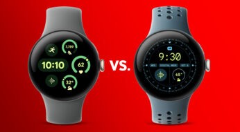 Pixel Watch 3 der Pixel Watch 2 gegenübergestellt