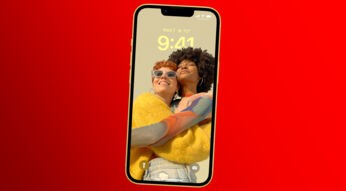 Der Sperrbildschirm auf dem iPhone 14