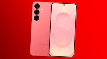 Das Samsung Galaxy S25 in der Farbe Coralred