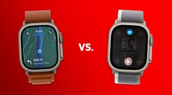 Die Apple Watch Ultra 3 ist neben der Ultra 2 abgebildet.