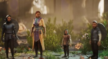 Knut, Neyra, Joralis und Daisy aus „Solasta II“.