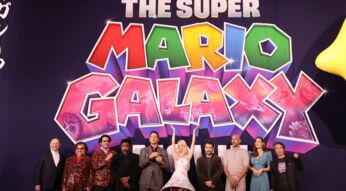 Die Stars von "Super Mario Galaxy Movie" bei der Filmpremiere in Japan.