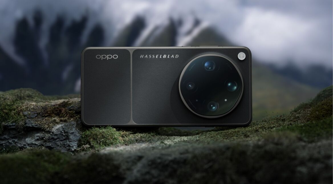 Die Rückseite des OPPO Find X9 Ultra ist zu sehen.