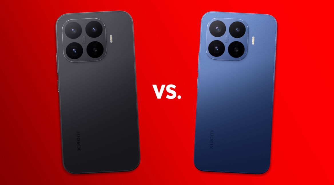 Das Xiaomi 17T in Schwarz ist links, das Xiaomi 17T Pro in Blau ist rechts zu sehen.