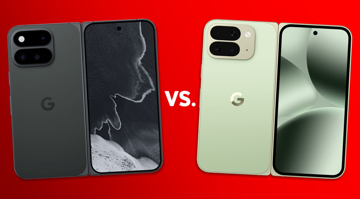 Das Pixel 11 Pro Fold dem Pixel 10 Pro Fold gegenübergestellt.