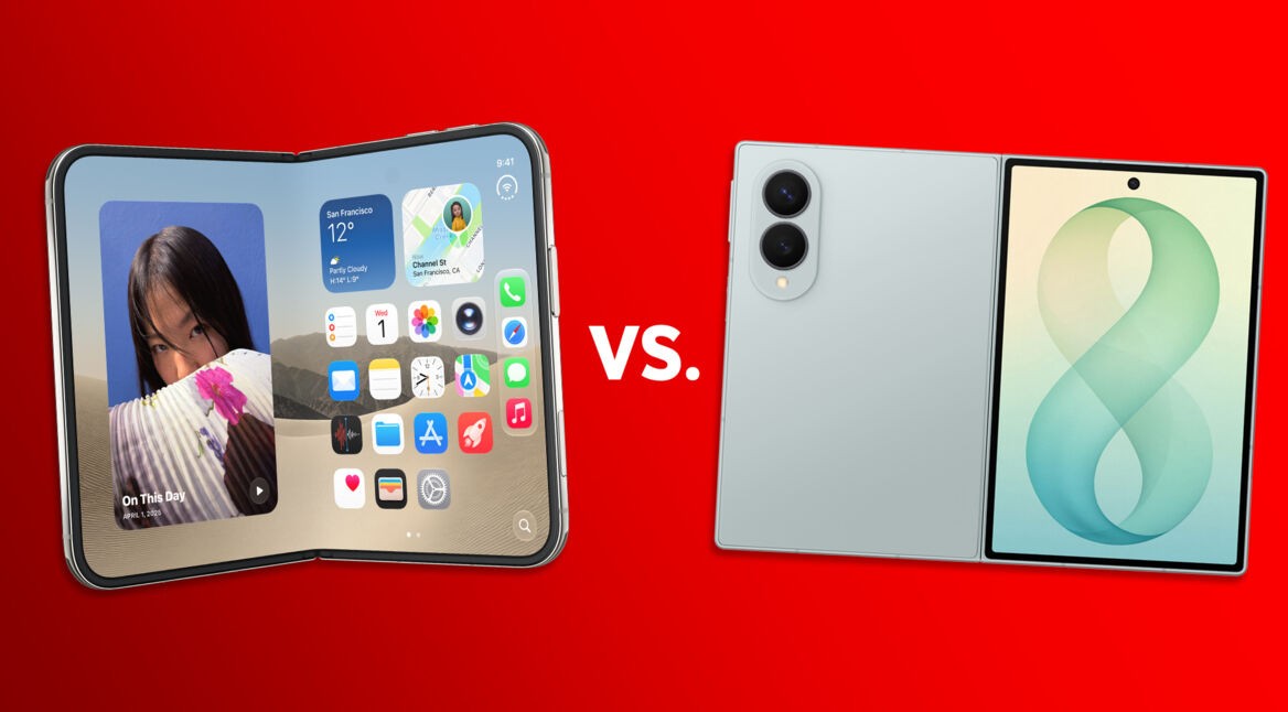 iPhone Duo und Galaxy Fold8 im Vergleich