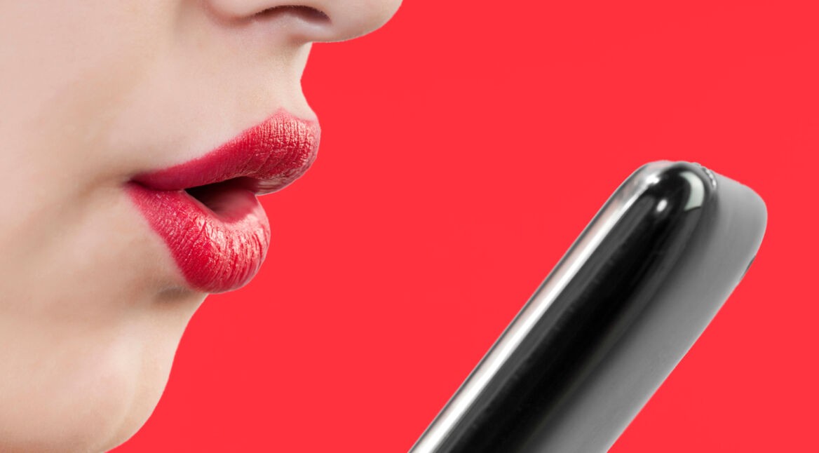 Teenage girl with mobile phone