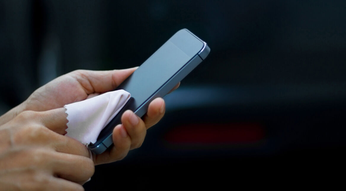 Smartphone-Reinigung