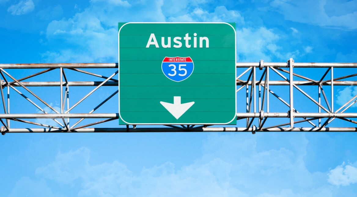Austin Interstate 35 Sign