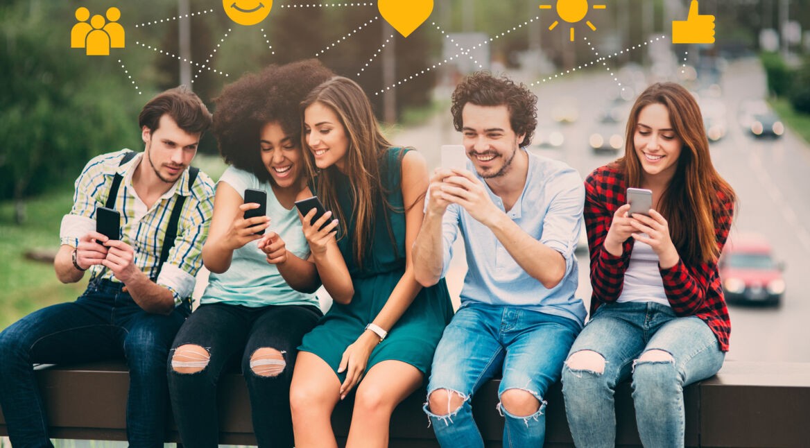 Social media concept