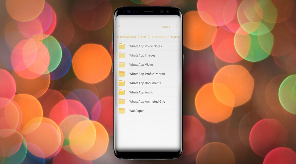 Die WhatsApp Sprachnachrichten im Dateimanager