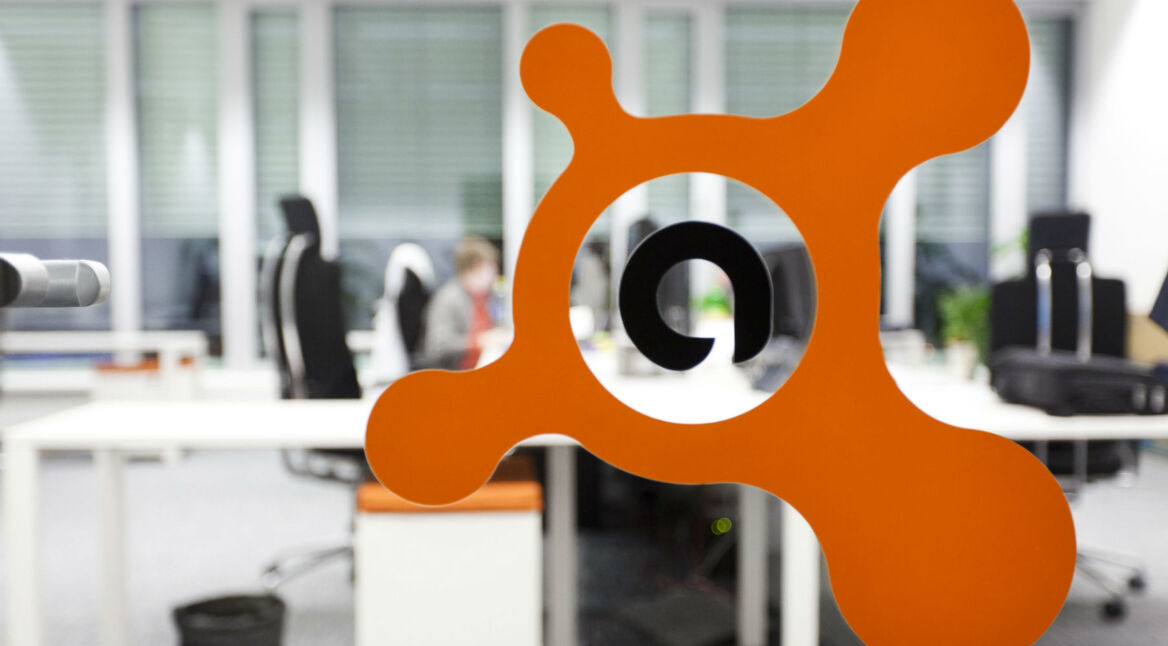 Das Firmenlogo von Avast.