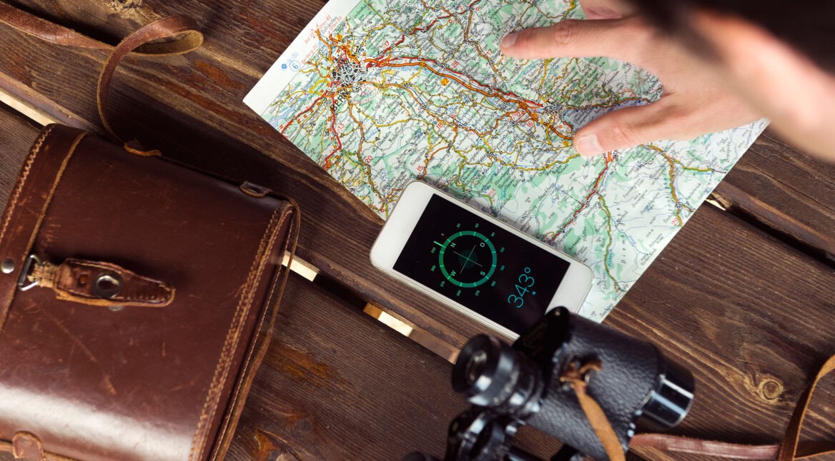 Android Kompass kalibrieren zum Wandern