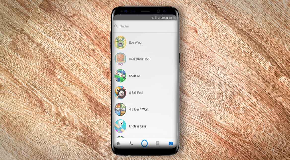 Der Facebook Messenger bietet viele Instant Games.